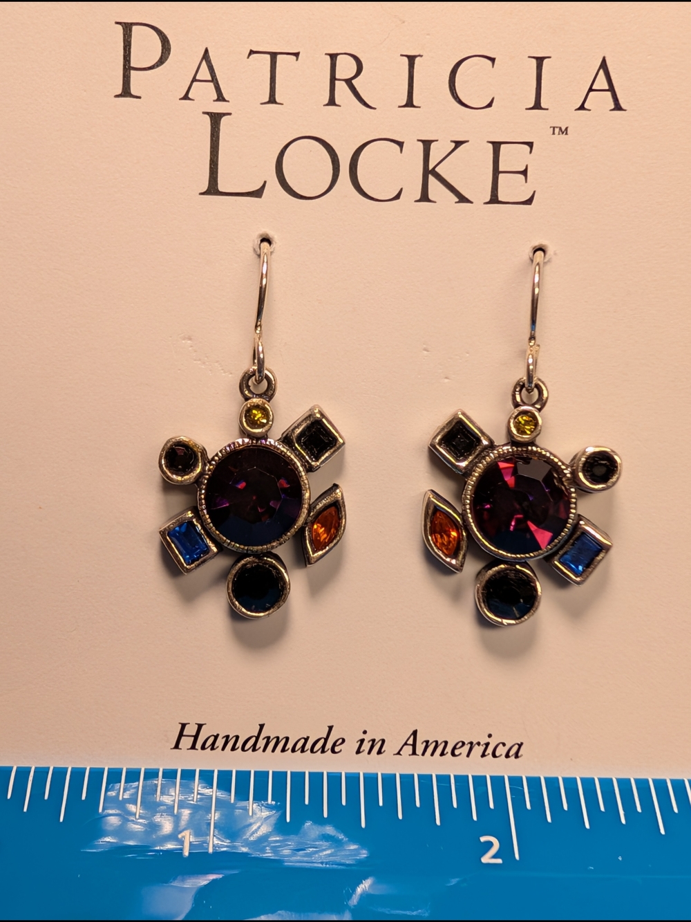 Patricia Locke 04 Multi-Gem Drop Earrings